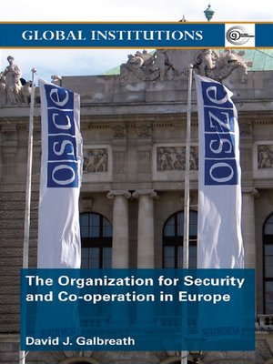 cover image of The Organization for Security and Co-operation in Europe (OSCE)